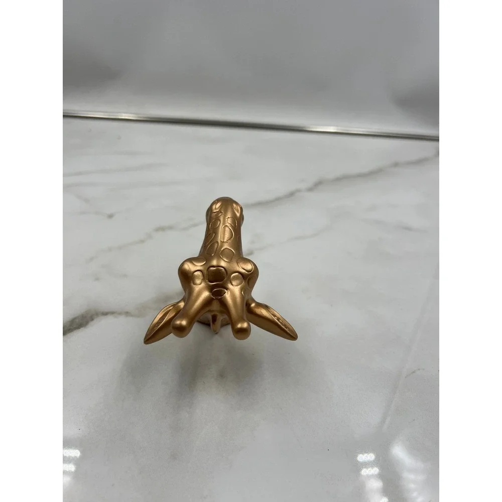 Gold Giraffe Wall Hook Decorative Safari Animal Key Jewelry Hanger Plastic